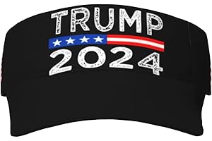RUAYSNI Tru-mp 2024 Hat Make America Great Again Sun Visor Hats with American Flag Sports Cap for Women Men