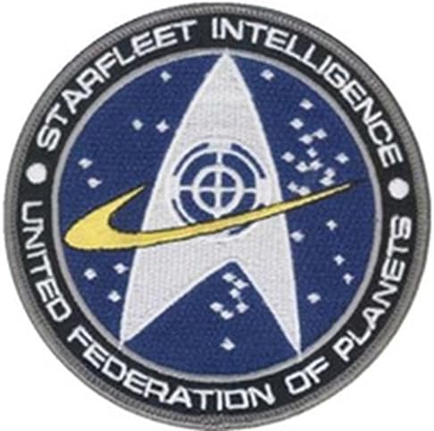 Blue Heron Star Trek Starfleet Intelligence 4" Logo Uniform Embroidered Iron/Sew-on Applique Patch