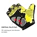 ZOOKKI Cycling Gloves Mountain Bike Gloves Road Racing Bicycle Gloves Light Silicone Gel Pad Riding Gloves Half Finger Biking Gloves Men/Women Work Gloves