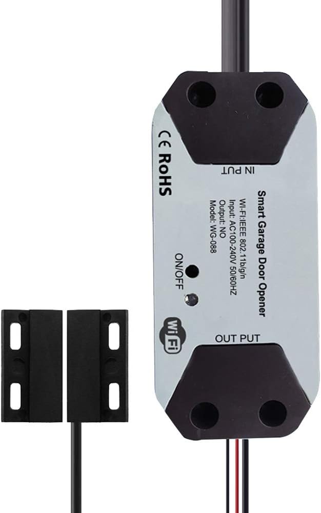 HINMAY Smart WiFi Garage Door Opener, Wireless WiFi Remote Gate Opener