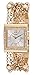 GUESS Women's U0140L2 Pearl Embellished Gold-Tone Bracelet Watch