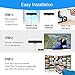HDTV Antenna,Skytv 50 Miles Range Digtial TV Antenna with Amplifier - USB Power Supply - 13.2ft Long Coax