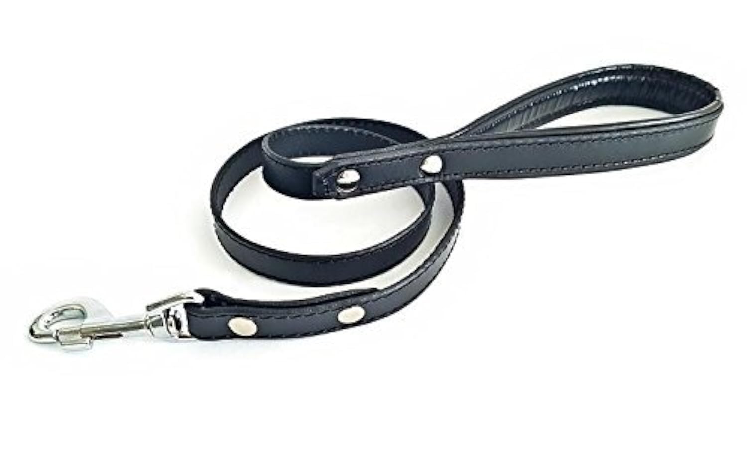Bestia genuine leather dog lead. 43 inch long, 0.8 inch wide. Heavy snap. Handmade