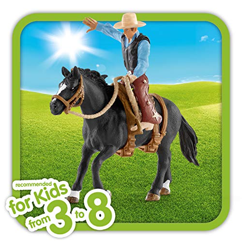Schleich 41416 - Saddle bronc riding mit Cowboy – Bild 3