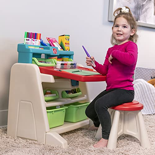 Step2 Flip and Doodle Desk with Stool Easel Pricepulse