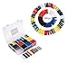 Heat Shrink Tubing,Thsinde 580 Pcs 16 Sizes 2:1 Tubing Wrap Set Assorted Sleeving Wrap Cable Wire Kit for DIY