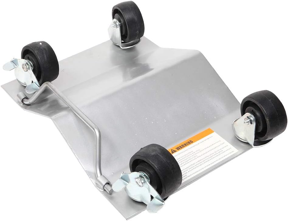Set of (4) 3" Auto Dolly Wheel Tire 12"x16" Skate Castor Silver Auto Car Bearing: Home Improvement
