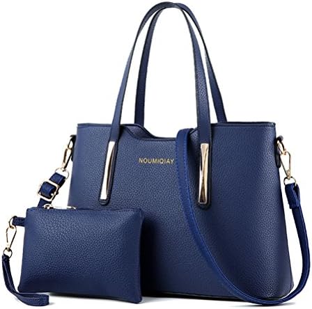 navy blue leather shoulder bag