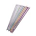 11 Different Size Multicolour Aluminum Tunisian/afghan Crochet Hook Needle by DINGJIN
