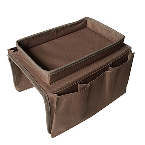 THEE Hanging Storage Armrest Chair Desk Sofa Slipcovers TV Remote Controller Holder Organizer Bag Table Cabinet Pouch - Thumbnail 7
