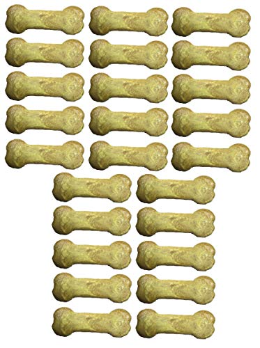 All Natural Hummus Dog Treats Healthy Chickpea Protein Choose Size & Quantity (Medium 3.5" - 25 Bones)