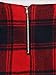 Persun Women's Plaid Asymetric Hem Mini Woolen Skirt