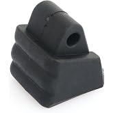 heyous Boys Adjustable Inline Skates Brake Stopper, 4.4x3.8cm Black Plastic Replacement Brake Pad Just Inline Skates for Most Roller Skates