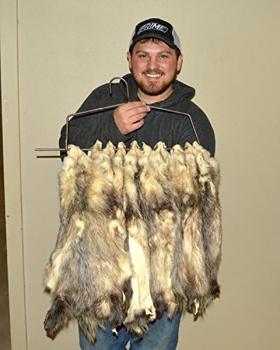 1 - LIGHT GREY Tanned OPOSSUM Pelt