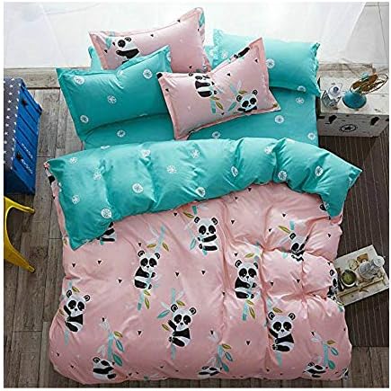 Kfz Parure De Lit Avec Housse De Couette Et Taies D Oreiller Motif Panda Rose 149 9 X 200 7 Cm Amazon Ca Maison Et Cuisine