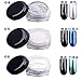 SaiDeng 12 Colors Mirror Powder Pigment Nail Glitter Nail Art Chrome + Brush
