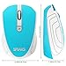 Splaks Wireless Optical Computer Mouse, 2.4Ghz Wireless Mice Portable Office Mouse, Left or Right Hand Mouse 3 Adjustable DPI, 4 Buttons with Nano USB Receiver for Computer, Laptop, MacBook