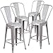 Flash Furniture Lily Commercial Grade 4 Pack 24