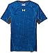 Under Armour Men's HeatGear Armour Printed Short Sleeve Compression Shirt, Ultra Blue (907)/Stealth Gray, Large