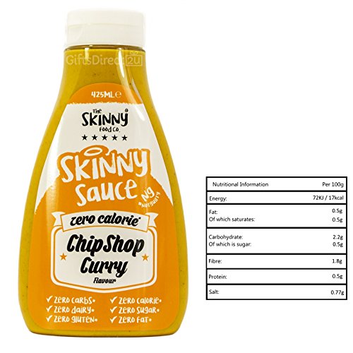 Skinny Foods Curry Ketchup Bbq Sauce Set Of 3 Sw Condiment Sugar Free