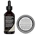 Beard Oil and Beard Balm by Beard Reverence – Premium All Natural 60ml Leave-in Conditioner Oil + 60g Beard Butter Mustache Wax – Beard and Mustache Grooming Kit for Styling, Growth, and Health