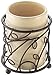 iDesign Twigz Decorative Steel and Ceramic Bathroom Tumbler Cup - 3.7
