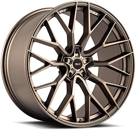 22" Inch Savini SV-F2 Flow Form Matte Bronze Wheels Rims Only | Set of 4 | Fits (2007-2014) Mercedes CL-Class AMG C216 | Includes 2 Kulture Motorsports Decals