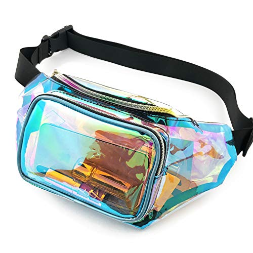 neon clear fanny pack