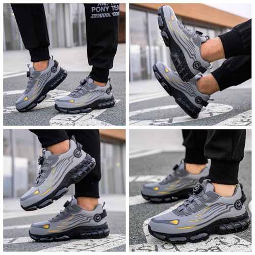 Safety Shoes Men Women Work Shoes Breathable Lightweight Comfortable with Steel Toe Cap 36-46 EU