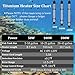 Hygger Titanium Aquarium Heater for Salt Water and Fresh Water, Digital Submersible Heater with External IC Thermostat Controller and Thermometer, for Fish Tank 20-45 Gal (200W)