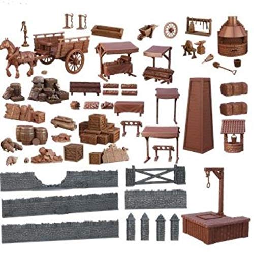 Terrain Crate - Fantasy 28mm Town Center SW