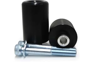 SHOGUN MOTORSPORTS Shogun USA Made Yam FZ6 FZ 6 2004 2005 2006 2007 2008 2009 2010 Black No Cut Frame Sliders Fits ABS & Non ABS Models - 750-6319
