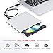 VicTsing External Blu-Ray Drive,Slim USB 3.0 Blu-Ray Drive CD/DVD Burner/Writer with 3D 4K Blu-ray Disc Playback,Super-Fast Blu-Ray Writing Reading Speed,for Notebook Netbook Desktop,Silver
