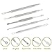 BIRUGEAR Blackhead and Acne Remover Kit Included - 5 Comedones Extractor Tools for Blemish, Pimple & Whitehead Removal