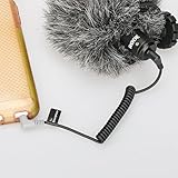 Ulanzi 3.5mm TRS to TRRS Patch Cable, Smartphone Adapter Cable for RODE VideoMicro VideoMic Go by-MM1