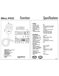 President Electronics USA Bill CB Radio