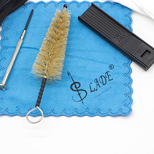 Saxophone Cleaning Care Kit - Belt Thumb Rest - Cushion Reed Case - Mouthpiece Brush - Mini Screwdriver - Cleaning Cloth