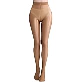 MANZI Shimmer Dance Tights Adults Shimmery Footed Womens Tights