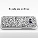 UrbanDrama Galaxy S8 Plus Case, Luxury Glitter Sparkly Crystal Rhinestone Dual Layer Hard PC Soft TPU Bumper Shockproof Protective Case Compatible Samsung Galaxy S8 Plus, Black