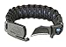 Outdoor Edge para-Claw Heavy-Duty Paracord Knife Survival Bracelet (Blue/Black, Medium - Wrist Size 6.25 to 7.0 inches)