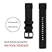 Gear S3 Frontier Band / S3 Classic Bands, V-Moro 22mm [Upgrade] with Quick Release Pins Premium Woven Nylon Replacement Strap Wristband for Samsung Gear S3 Classic / S3 Frontier Smartwatch (Black)
