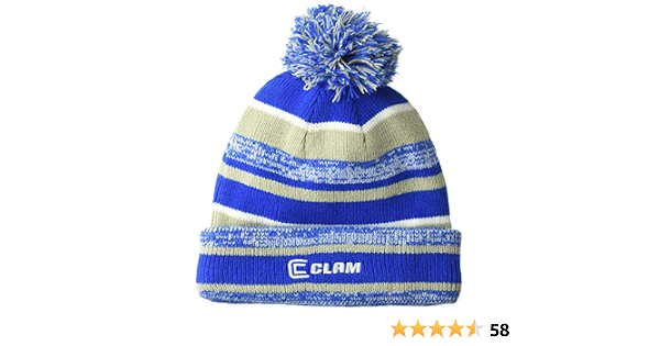 Clam Corporation 12679 Blue Pom Hat 