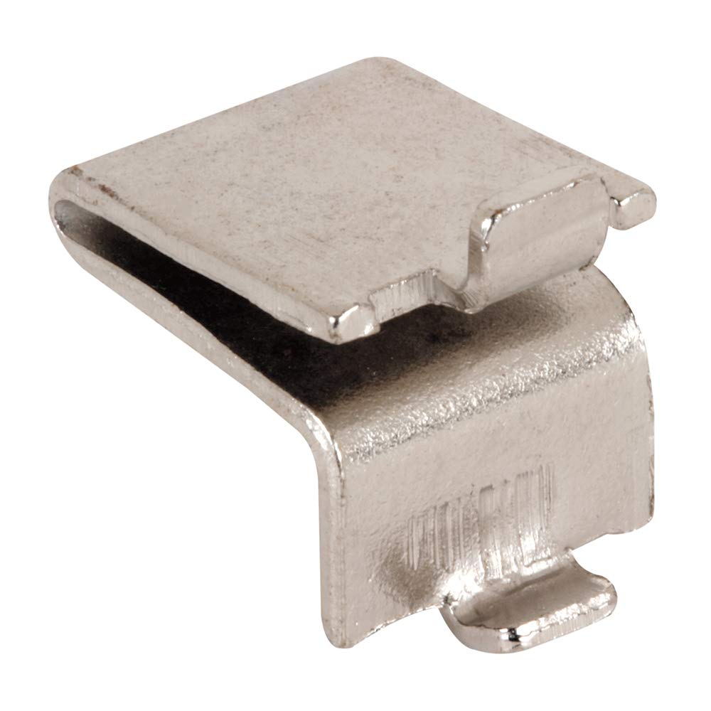 PRIME-LINE Products U 10173 Shelf Bracket Clips, 5/8 in, Steel, Nickel Plated Finish, Knape & Vogt (Pack of 8), 5/8 Inches