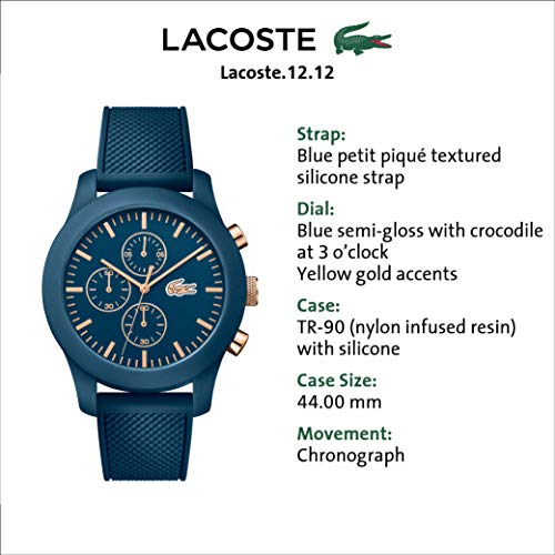 lacoste blue watch