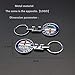 YI MEI DA Metal Car Keychain Key Ring Key Chain Keyring for Alfa Romeo Giulietta Mito Spider GT Key Holder Car Styling