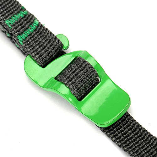 Camping & Hiking Tool - Outdoor Camp Binding Rope Tie-Up Ribbon Adjustable Puller Strap Buckle Hook Travel Luggage - Cover Slash Tight Lather Valid Shoulder Constricting Whip - 1PCs