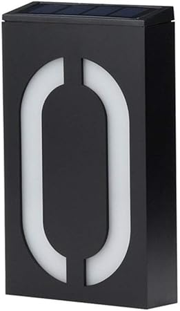 BX-XIAO Solar Power Led Light Außenschild Haus Hotel Tür Adresse