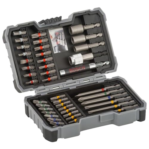 Bosch Professional 43tlg. Schrauber Bit Set (Zubehör für Elektrowerkzeuge)