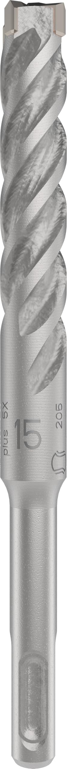 Bosch 1x PRO SDS plus-5X Hammer Drill Bit (for Reinforced concrete, Concrete, Ø 15,00 mm, Professional Accessory Rotary Hammer Drill)