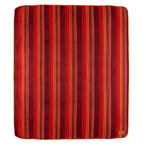 QISU Alpaca Wool Blanket Throw Large, Beautiful, Warm, Variegated